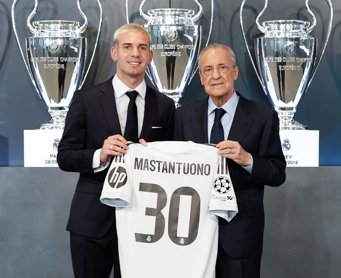 Apresentação de Franco Mastantuono no Real Madrid